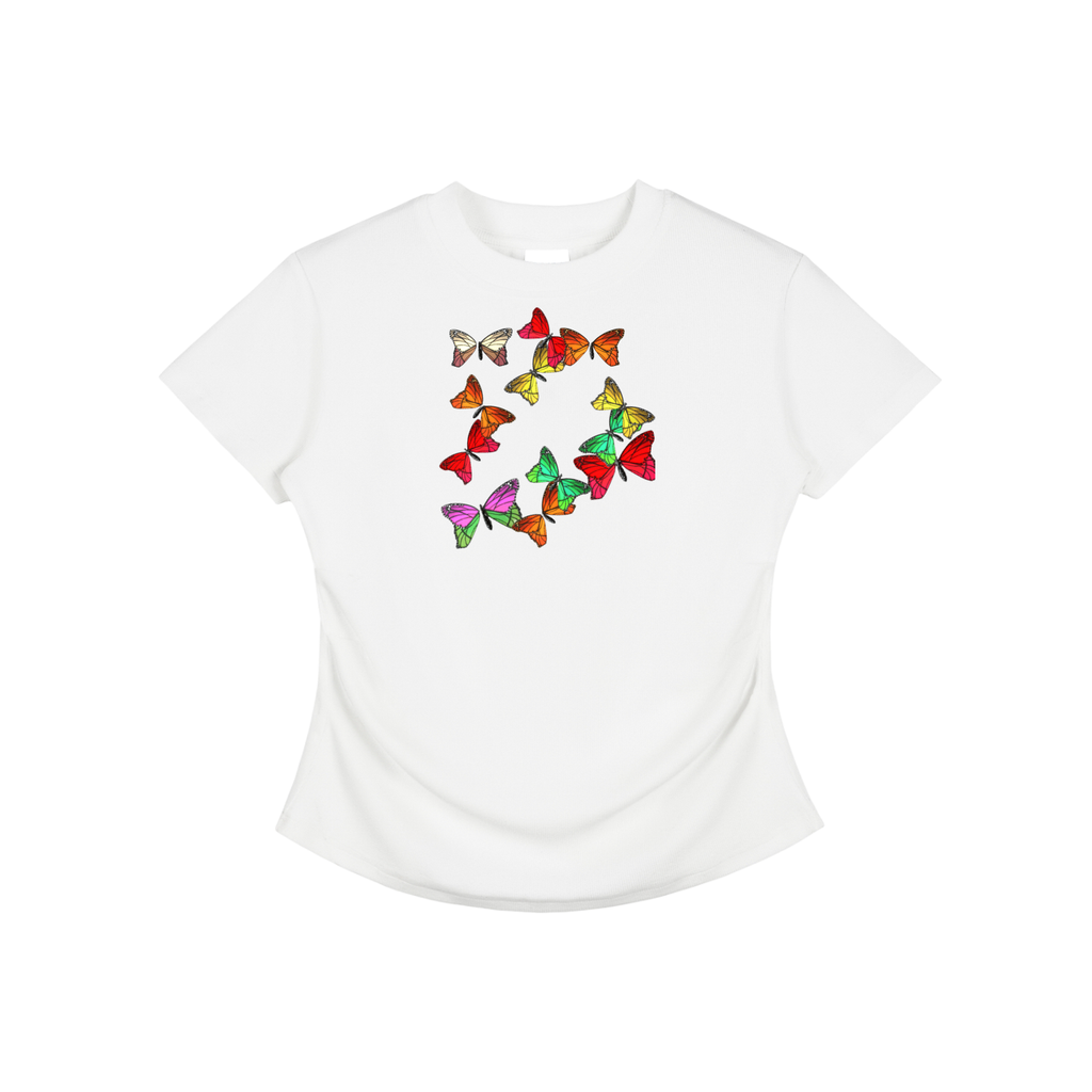 Another Sunday Vintage Washed Bodycon Tee