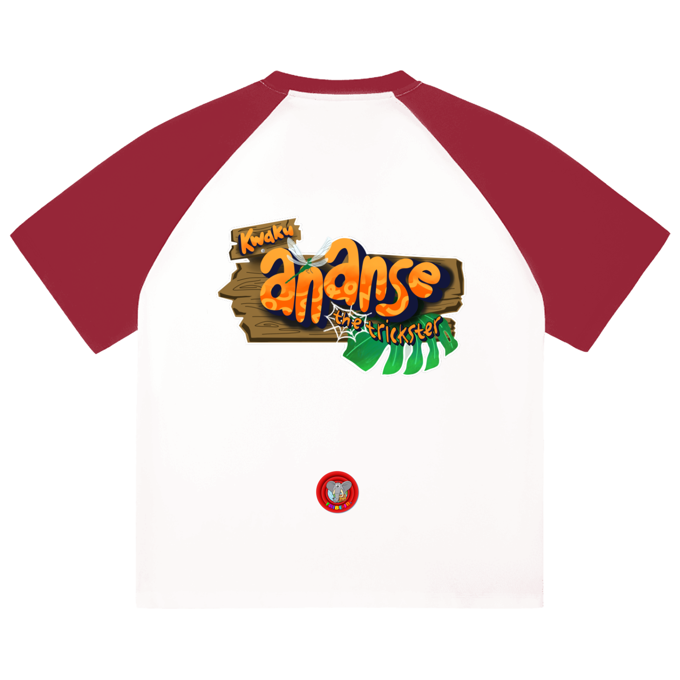 Color-Blocked Raglan Sleeve T-shirt