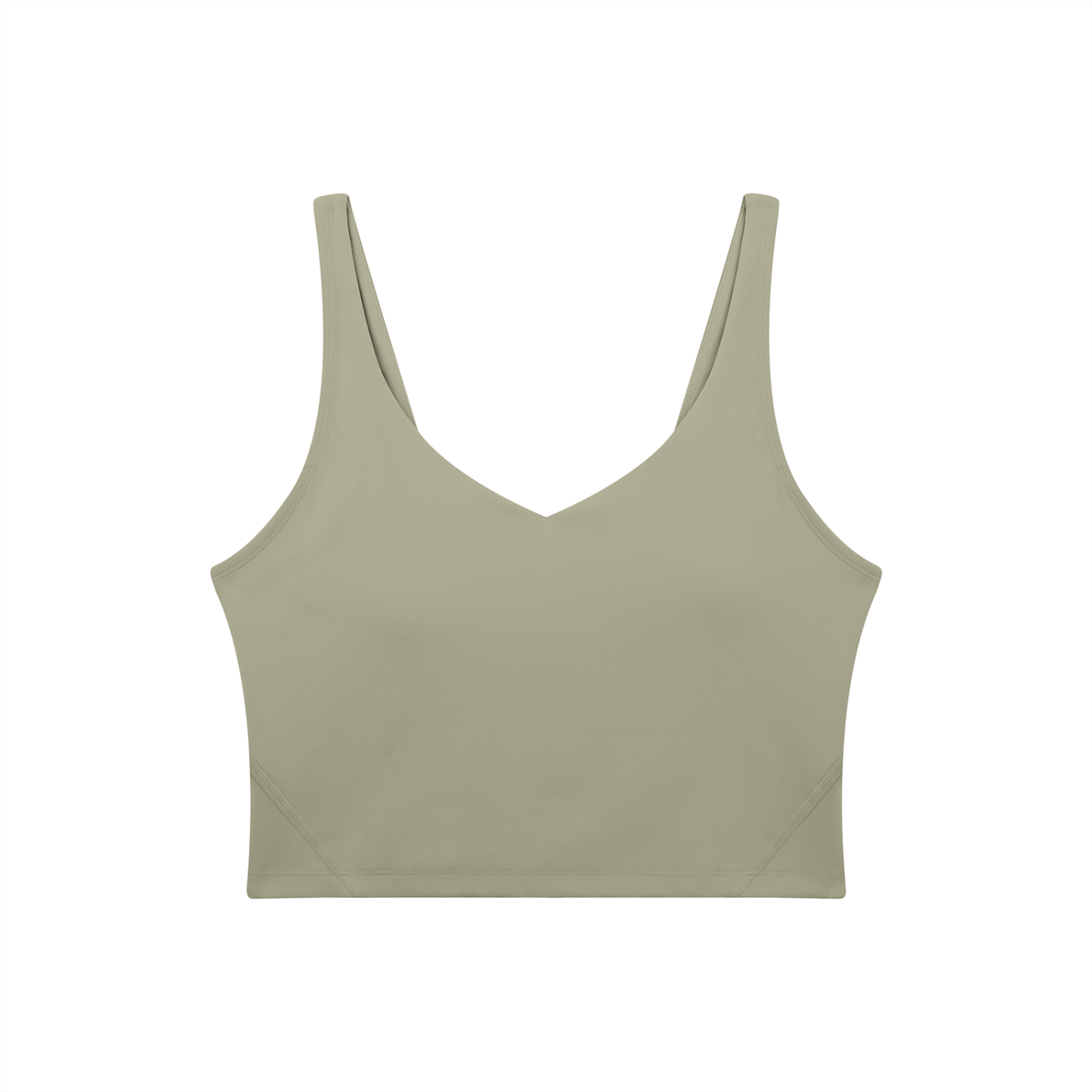 Light green tank top on a white background
