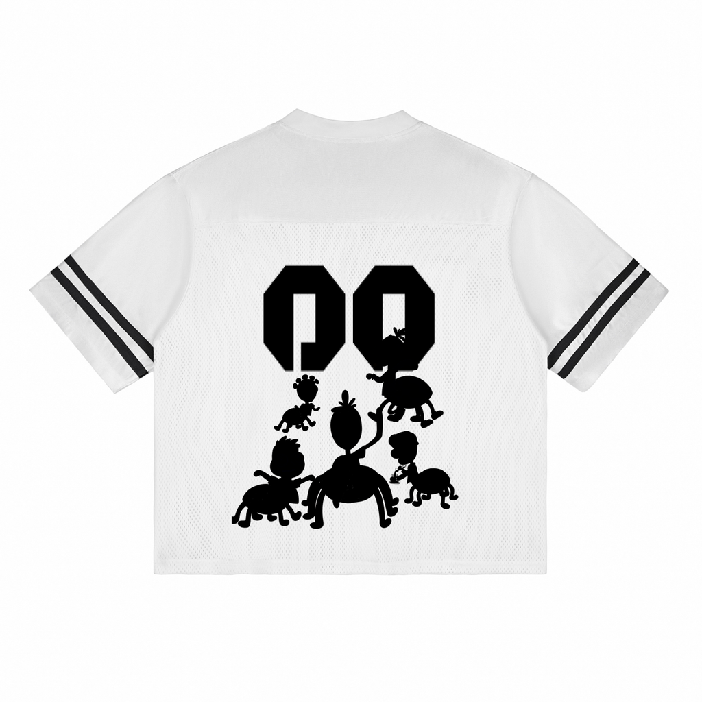 Oversized Island Productions Taped Mesh T-Shirt