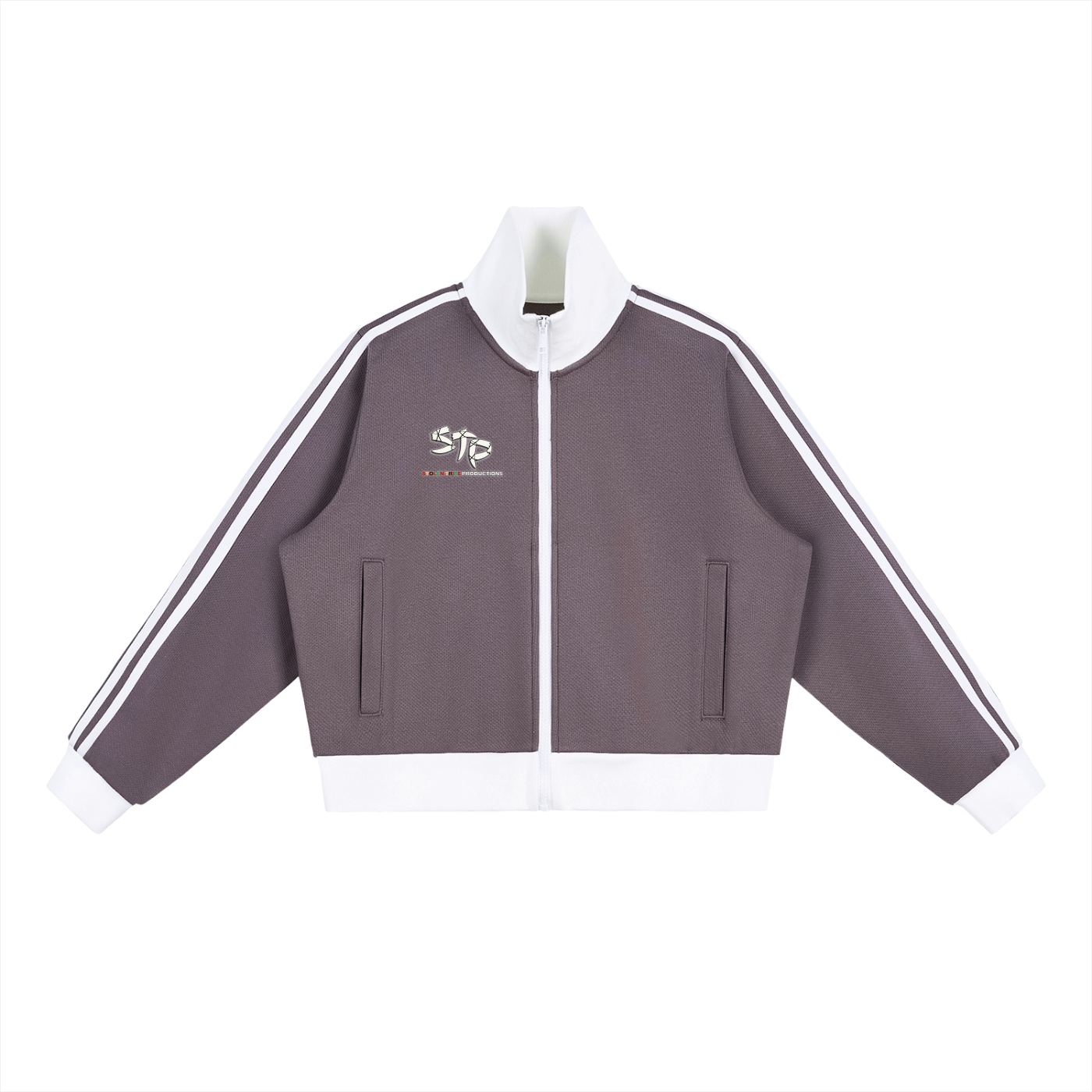 D-HI Cropped Puppy Love Fleece Track Jacket