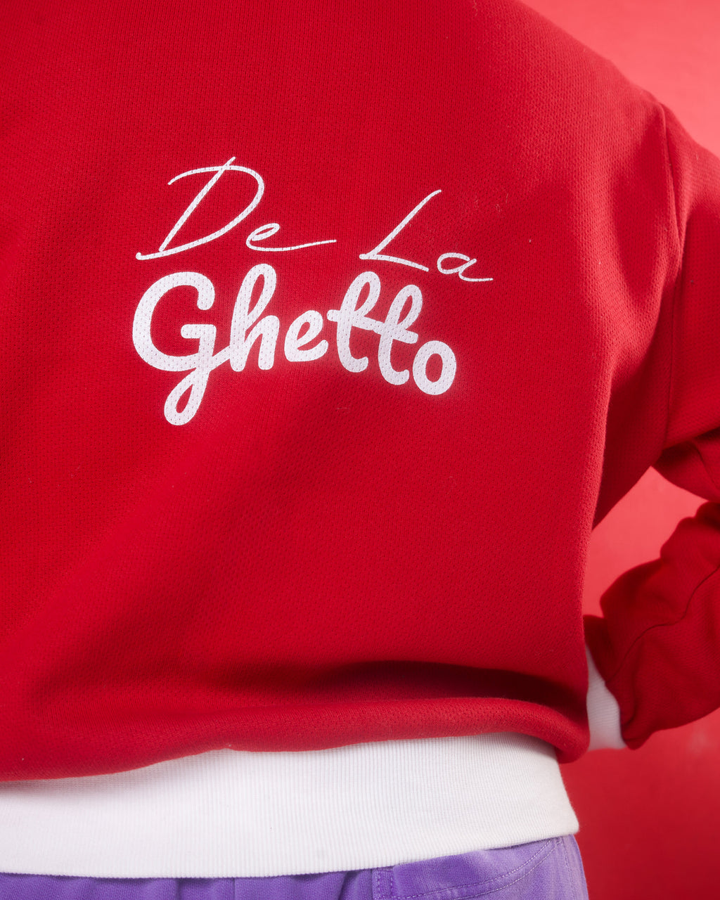 Cropped London Nights Fleece Track Jacket