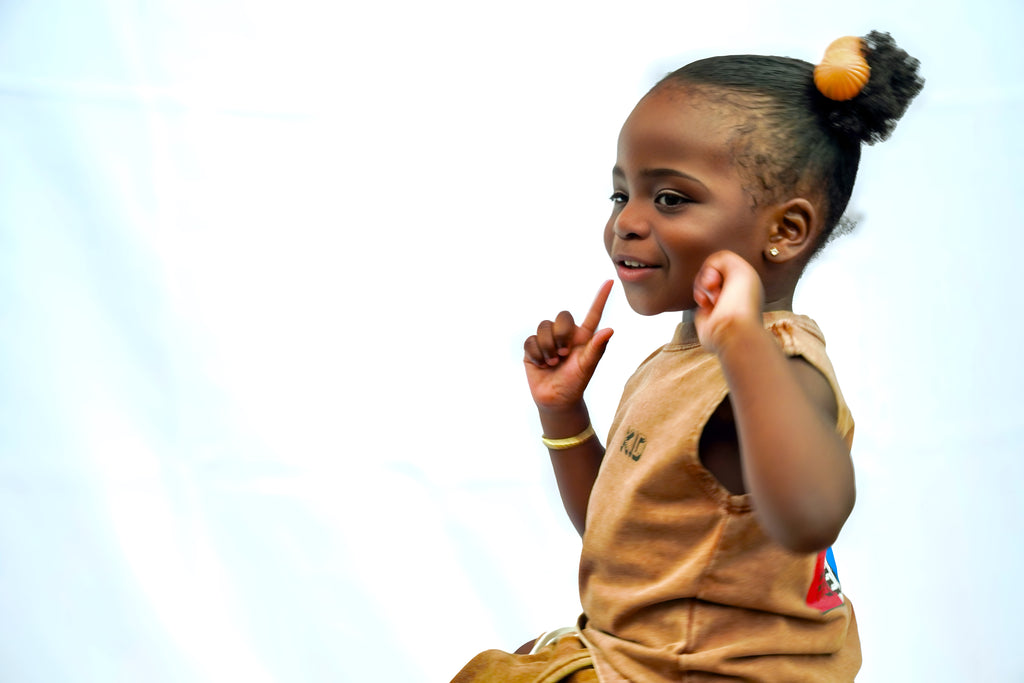 Tribe Jr Dominican kids Snow Washed Tank Top