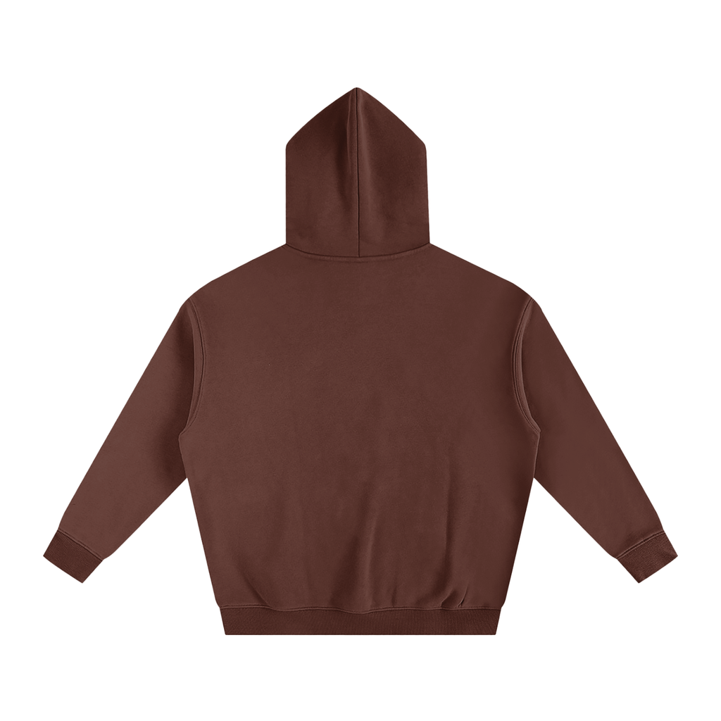 Oversize Cocoa Fleeced Hoodie