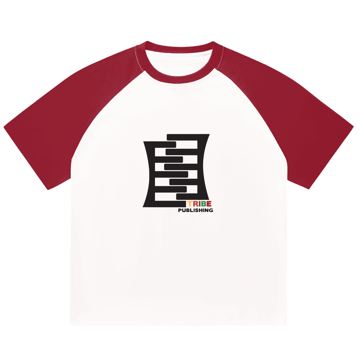 Color-Blocked Raglan Sleeve T-shirt