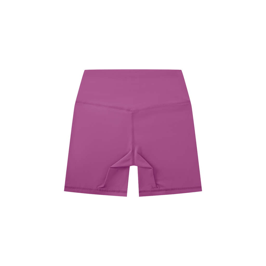 Purple shorts on a white background