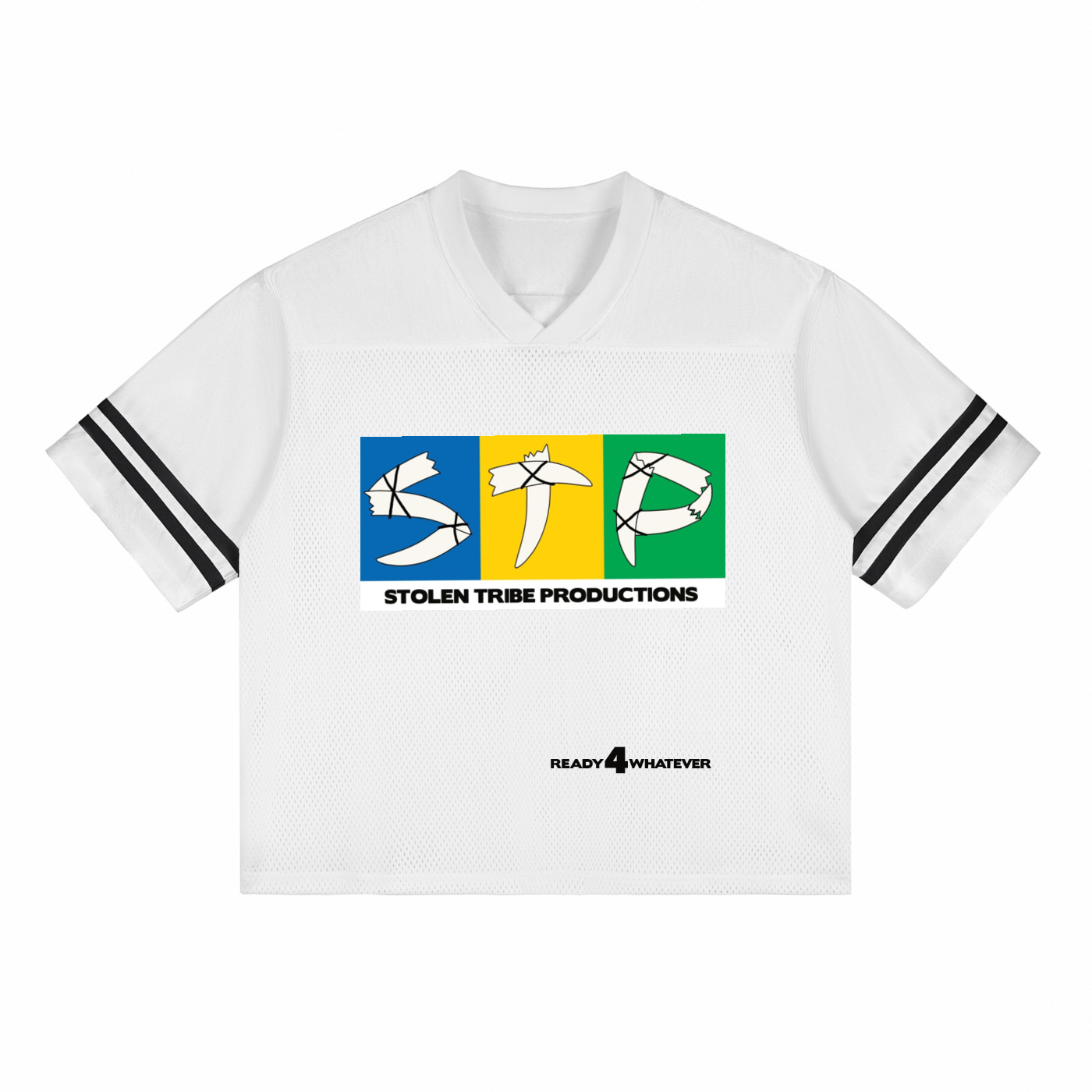 Oversized Island Productions Taped Mesh T-Shirt