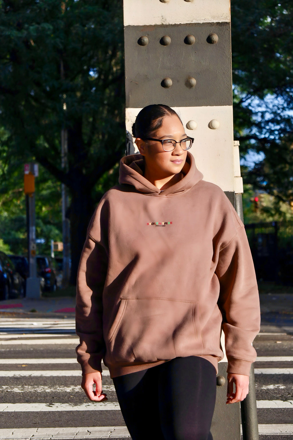 Oversize Ivory Fleece Hoodie