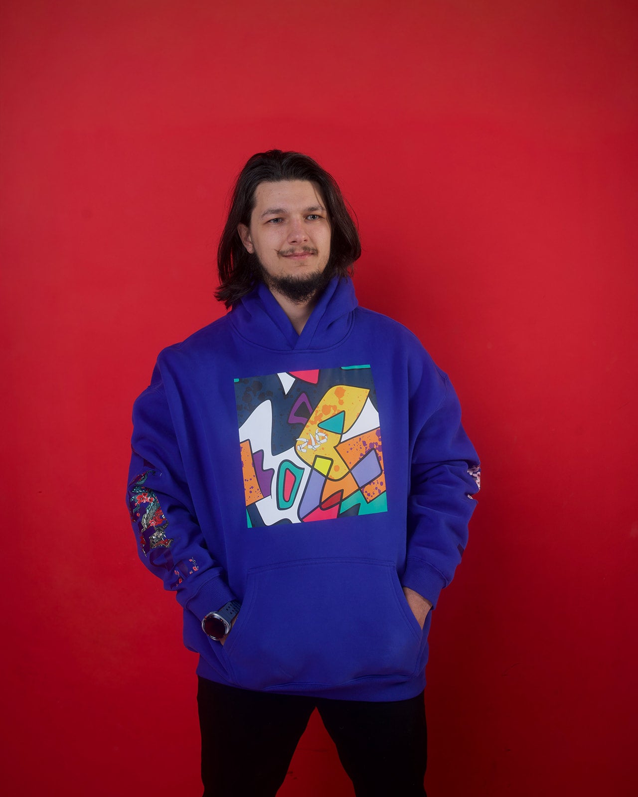 PM Dawn Bliss Oversized Ivory Fleece Hoodie
