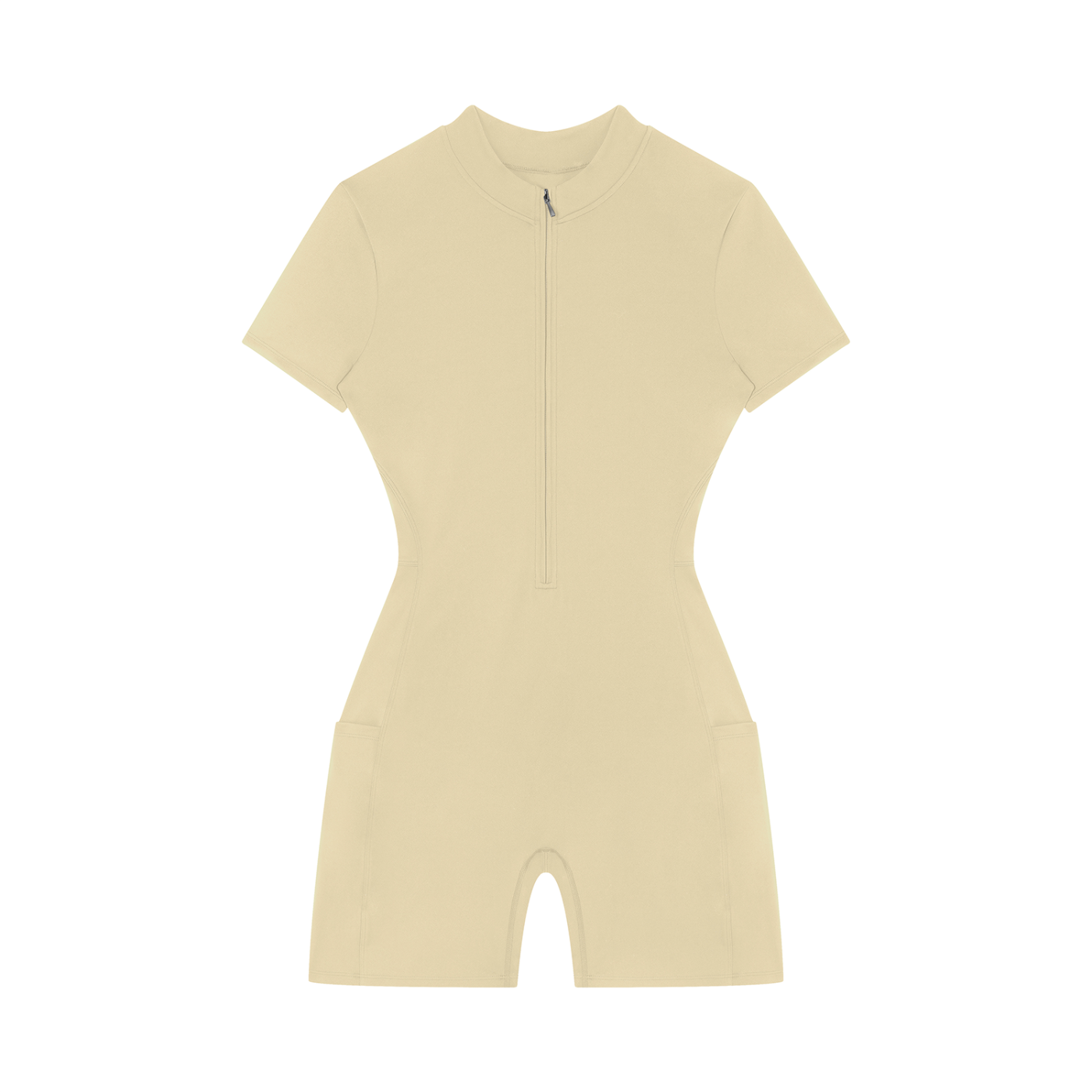 Beige wetsuit on a white background