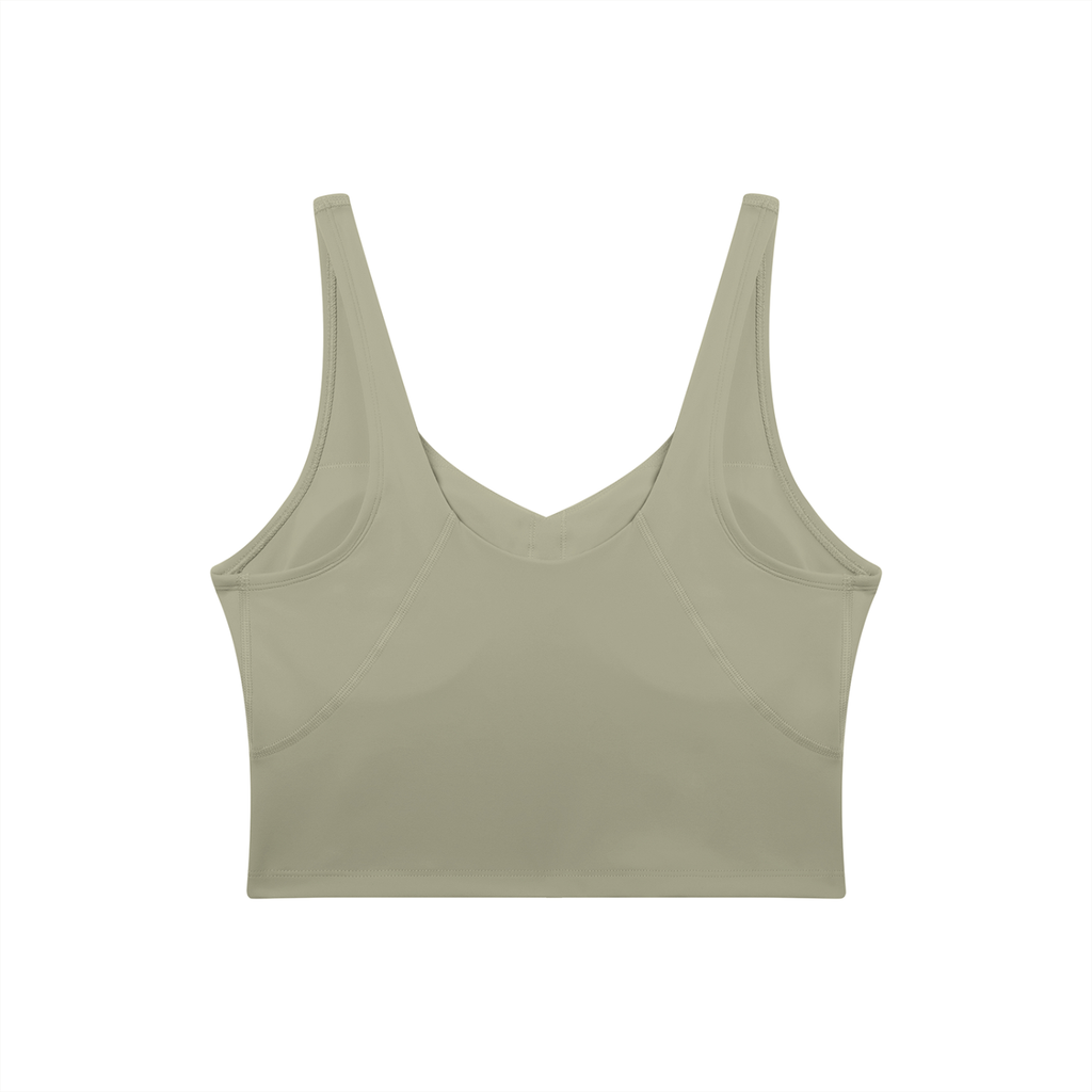 Light green tank top on a white background