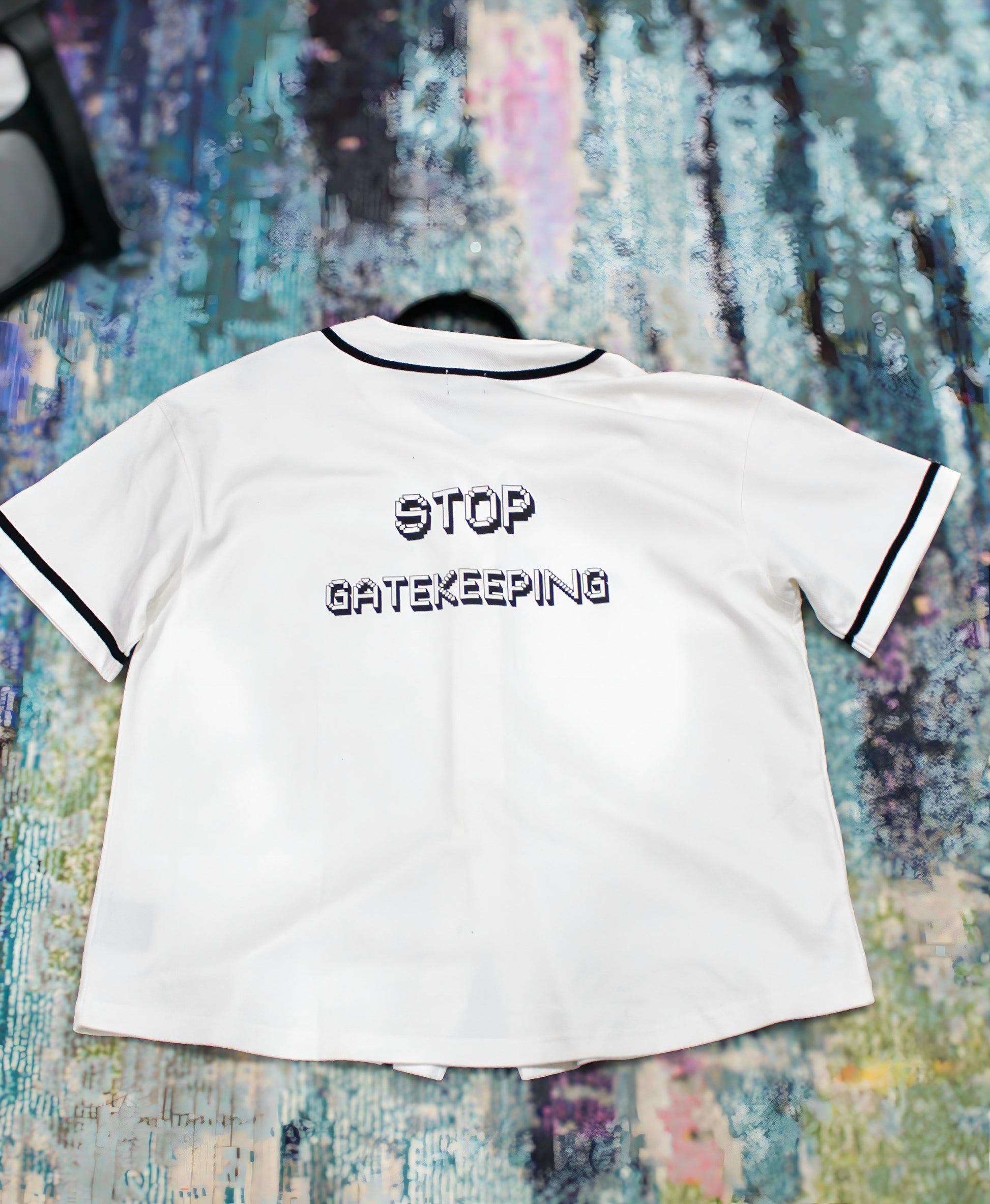 D.E.I Contrast Button-Up Jersey