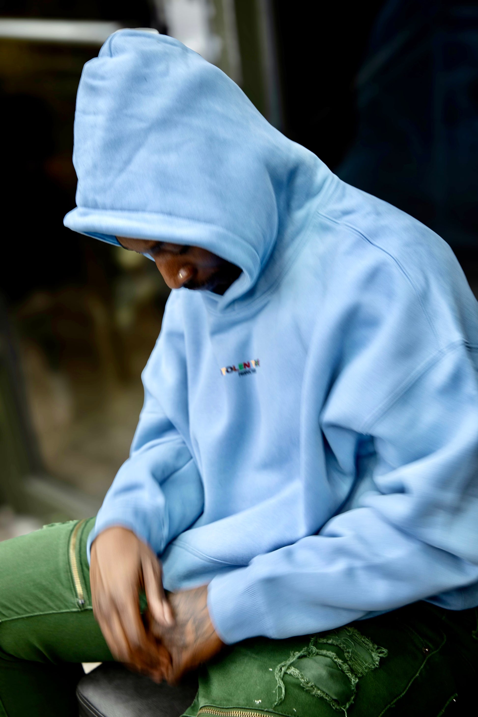 Oversize Ivory Fleece Hoodie