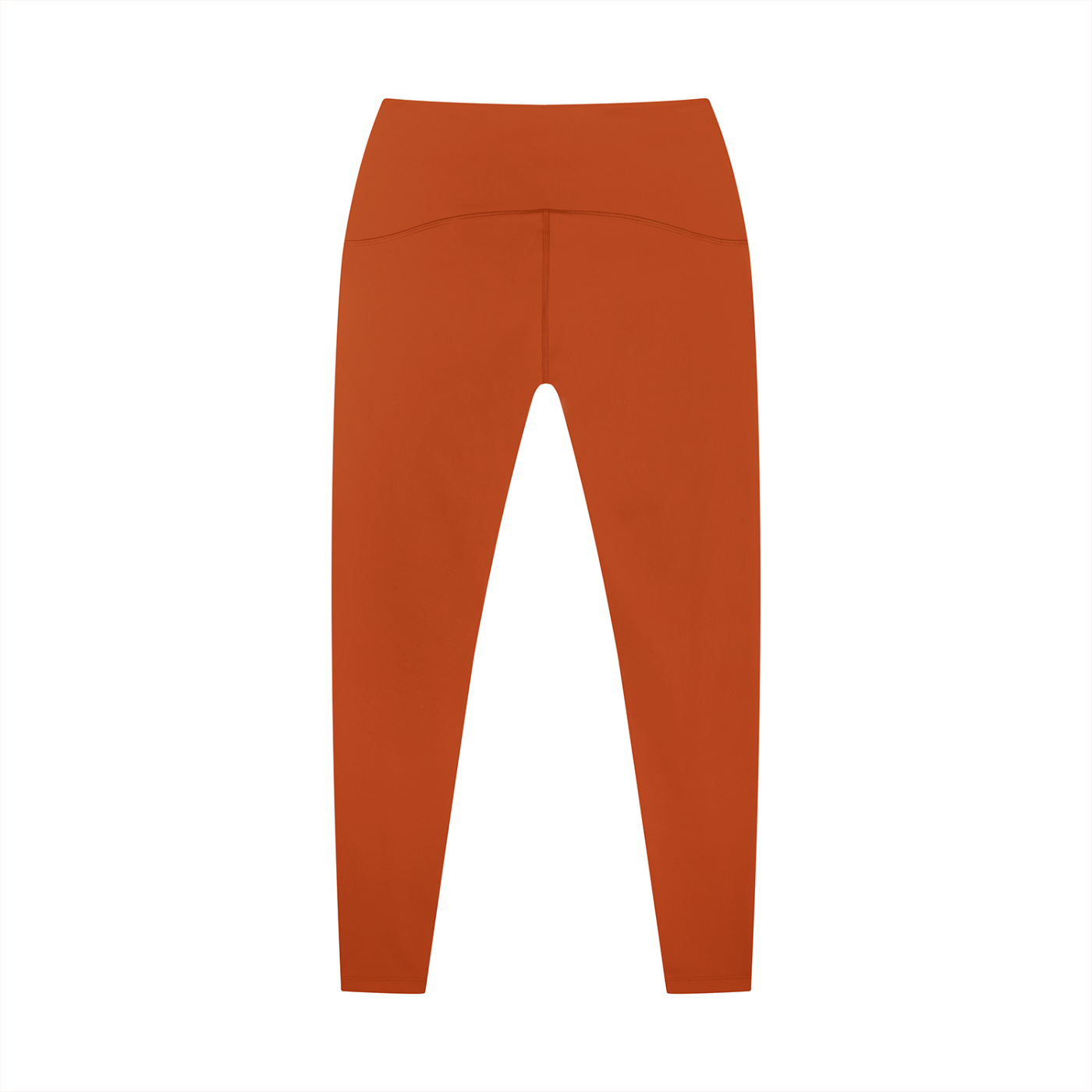 Orange leggings on a white background