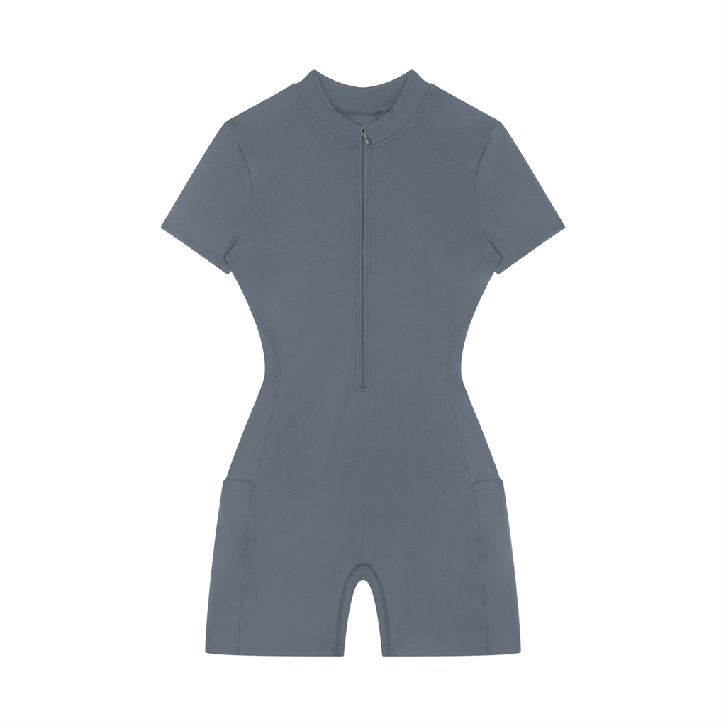 Gray wetsuit on a white background