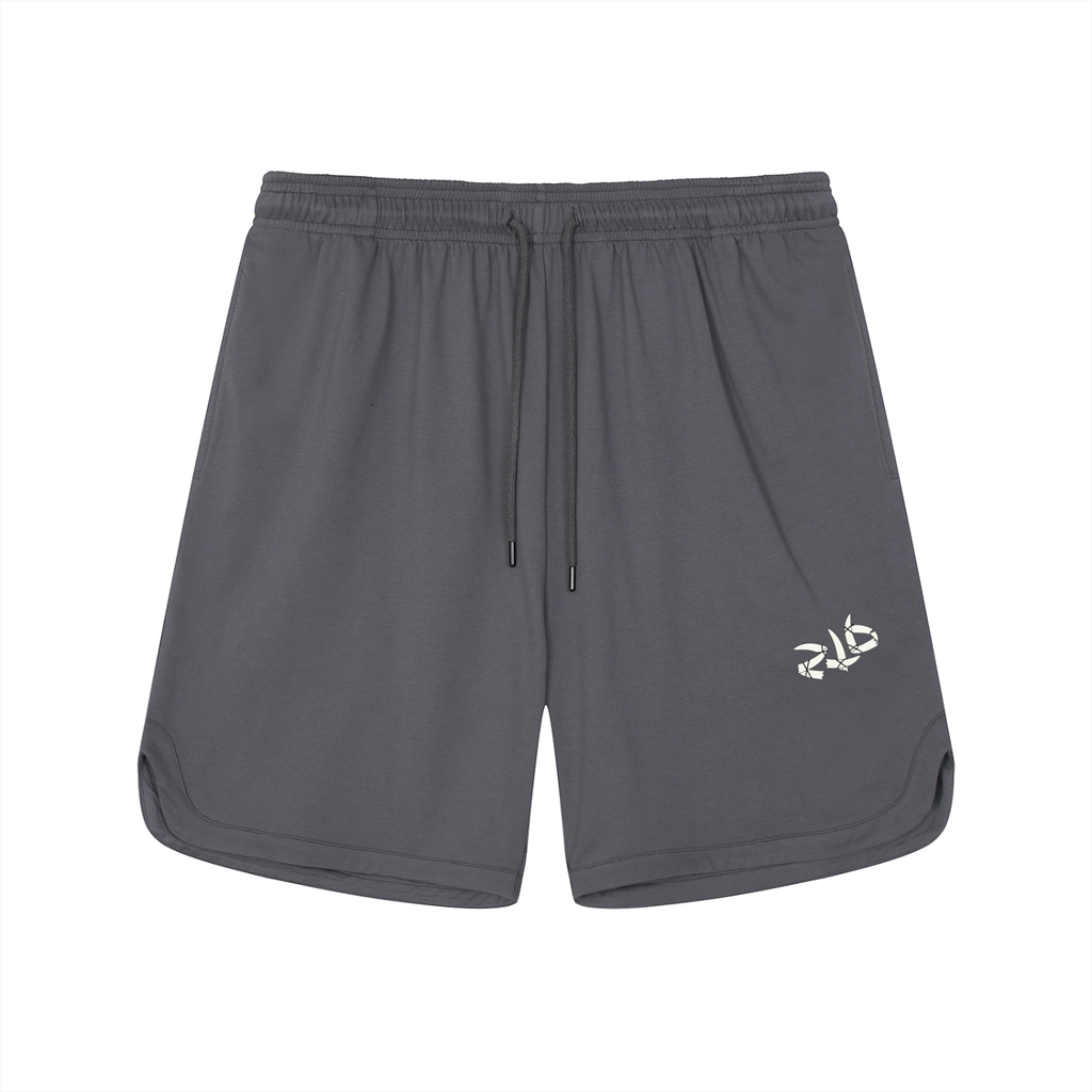 Mesh-Lined Ivory Quick-Dry Performance Shorts