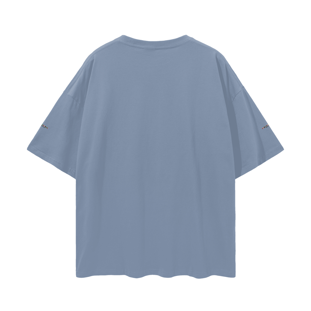 Blue t-shirt on a white background