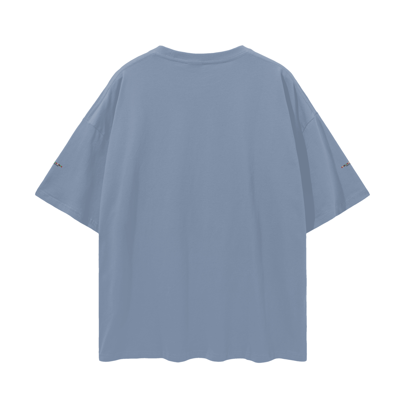 Blue t-shirt on a white background