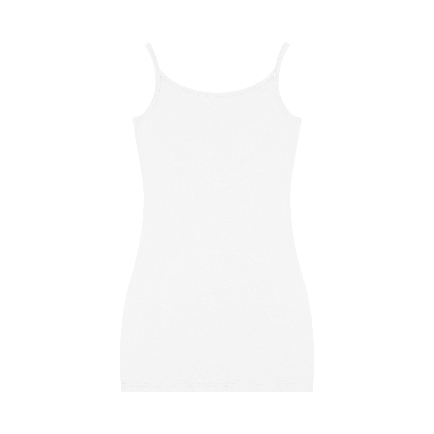 White tank top on a white background