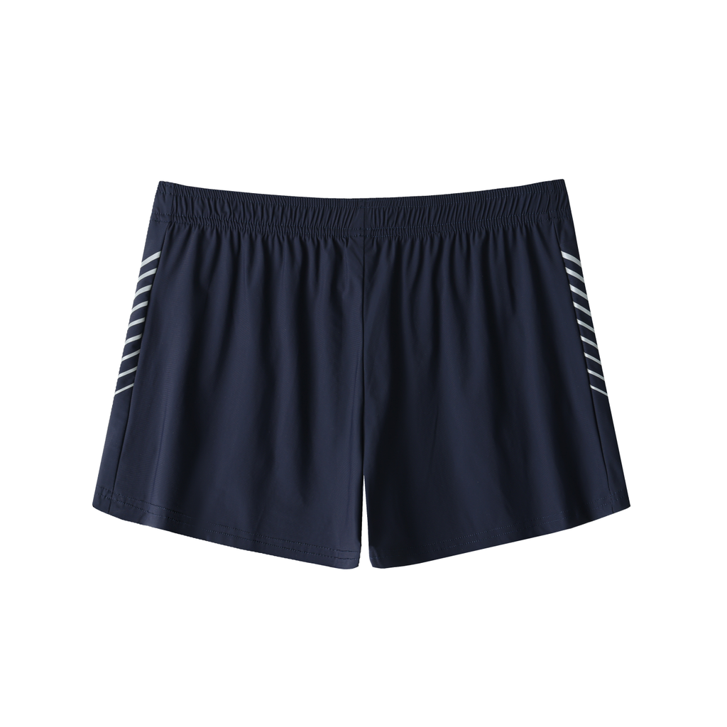 Men's Atlantic Blue Side-Stripe Performance Shorts
