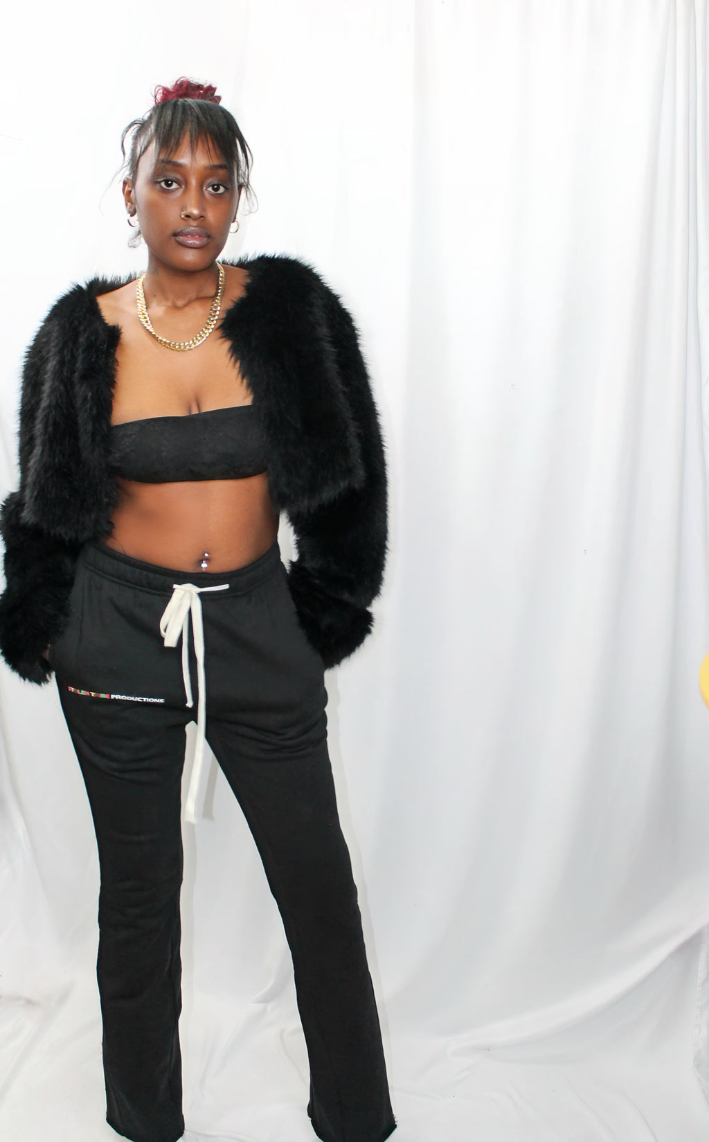 Ivory Flared Sweatpants