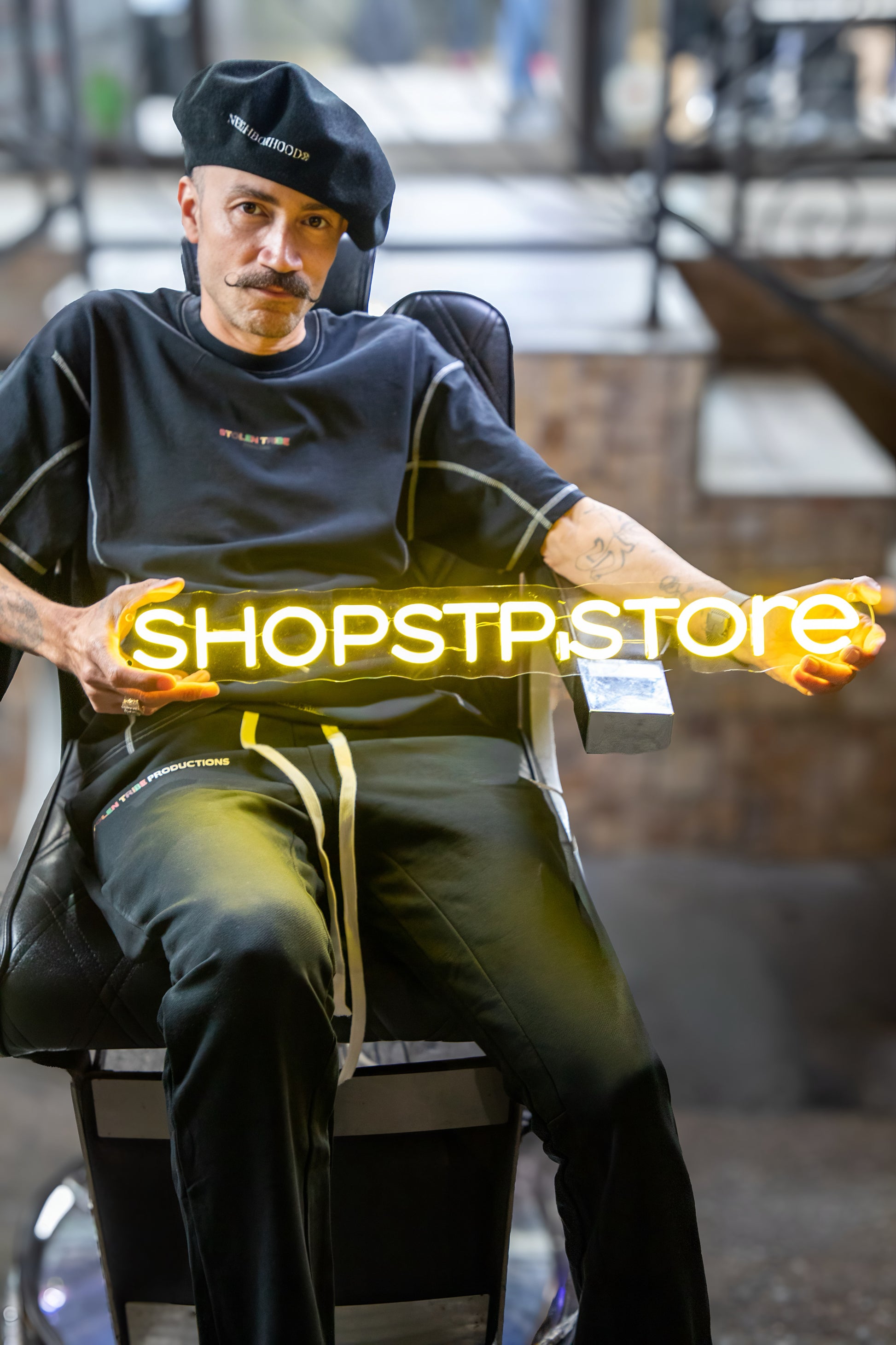 Ivory Flared Sweatpants