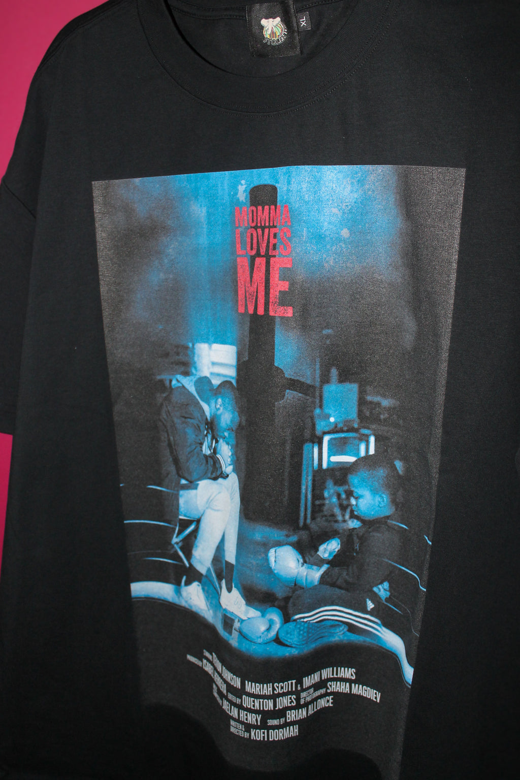 Sorona Quick-Dry Cooling Momma Loves Me Tee