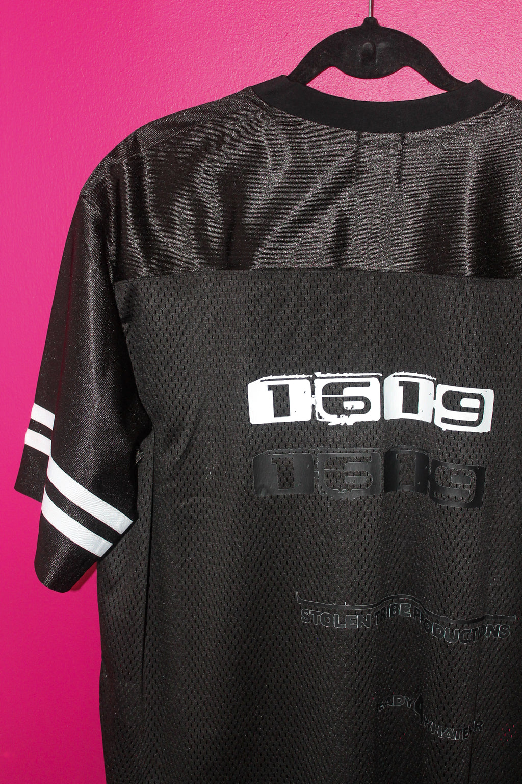 BlaKk America Taped Mesh Jersey T-Shirt