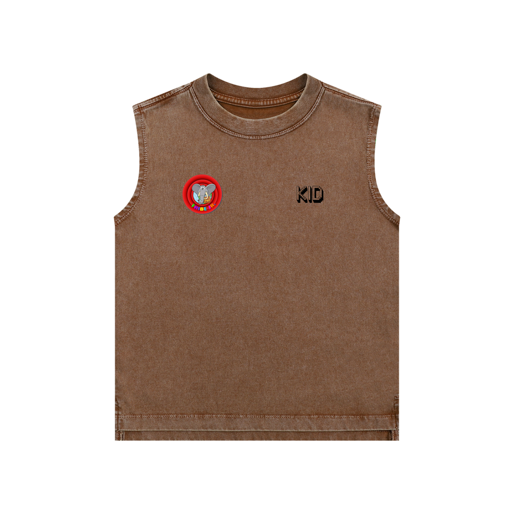 Tribe Jr Dominican kids Snow Washed Tank Top