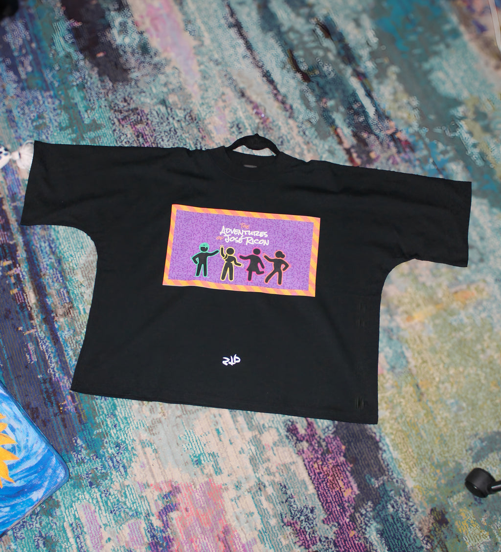 Oversize José Ricon One-piece Pattern Cut Boxy Tee