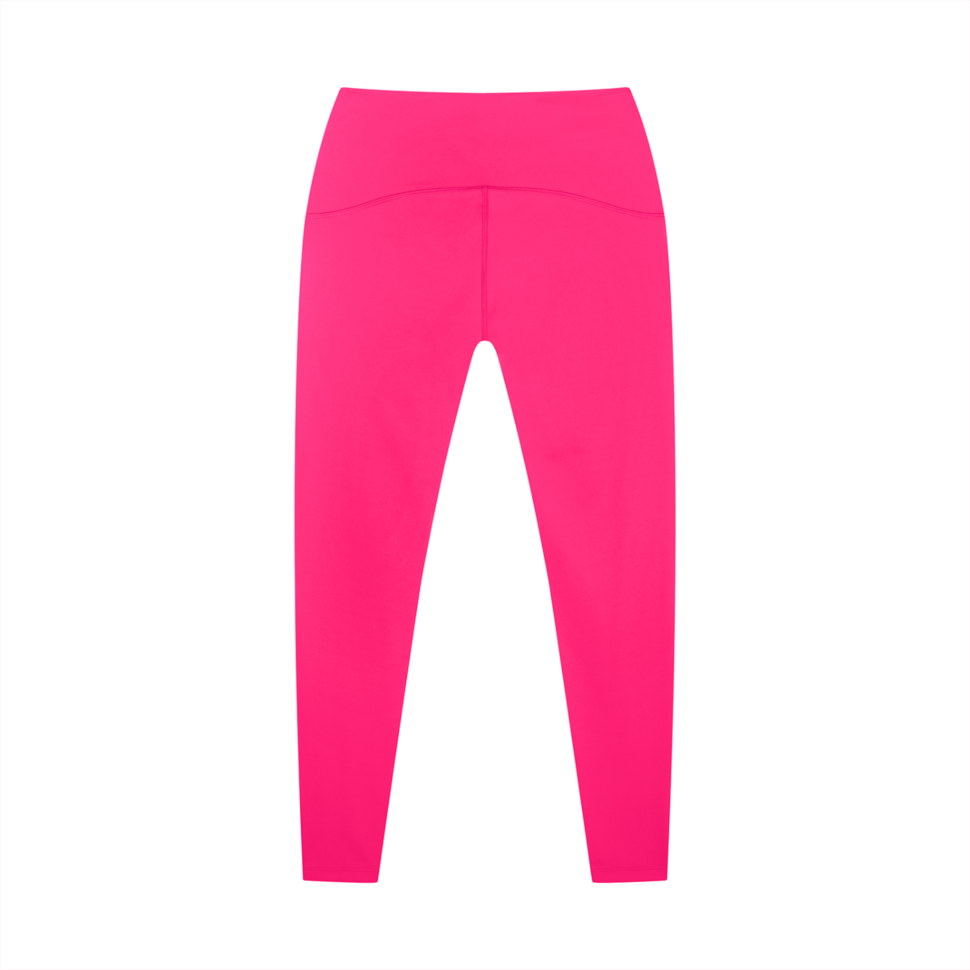 Bright pink leggings on a white background