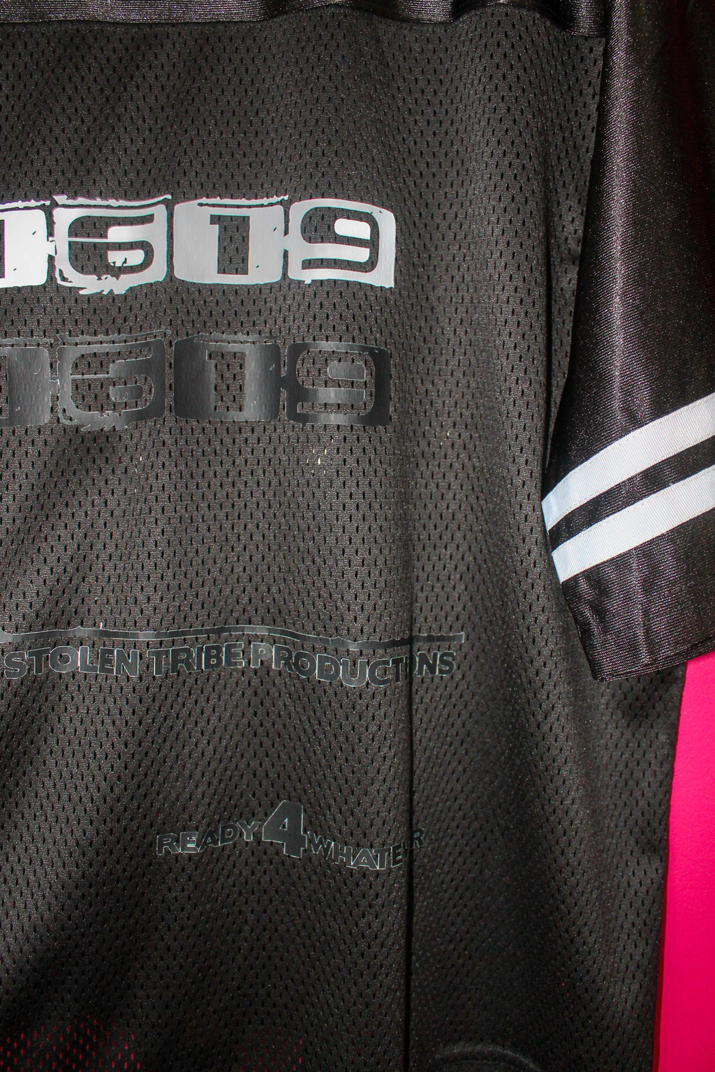 BlaKk America Taped Mesh Jersey T-Shirt