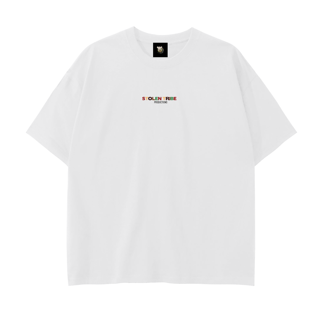 Drop Shoulder Stolen Ivory Trucker T-Shirt