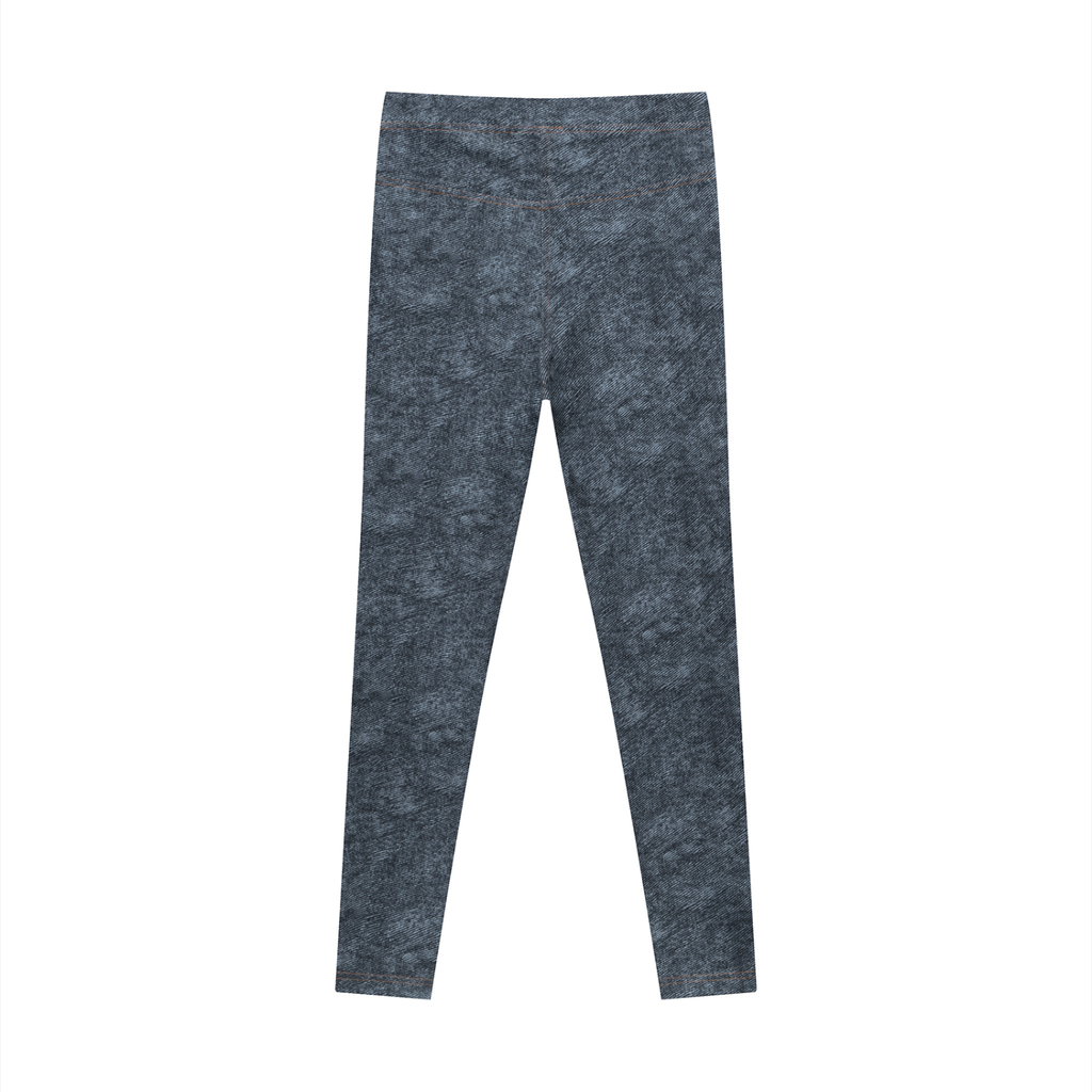 Gray leggings on a white background