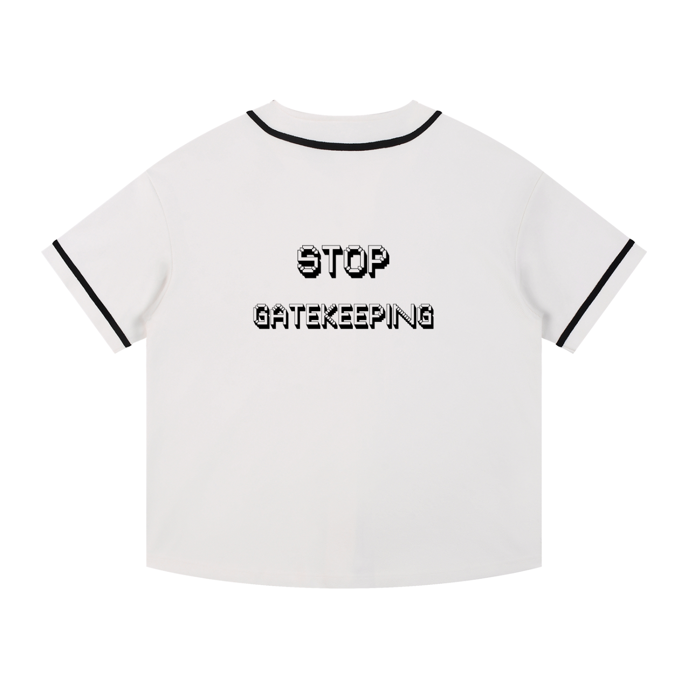 D.E.I Contrast Button-Up Jersey