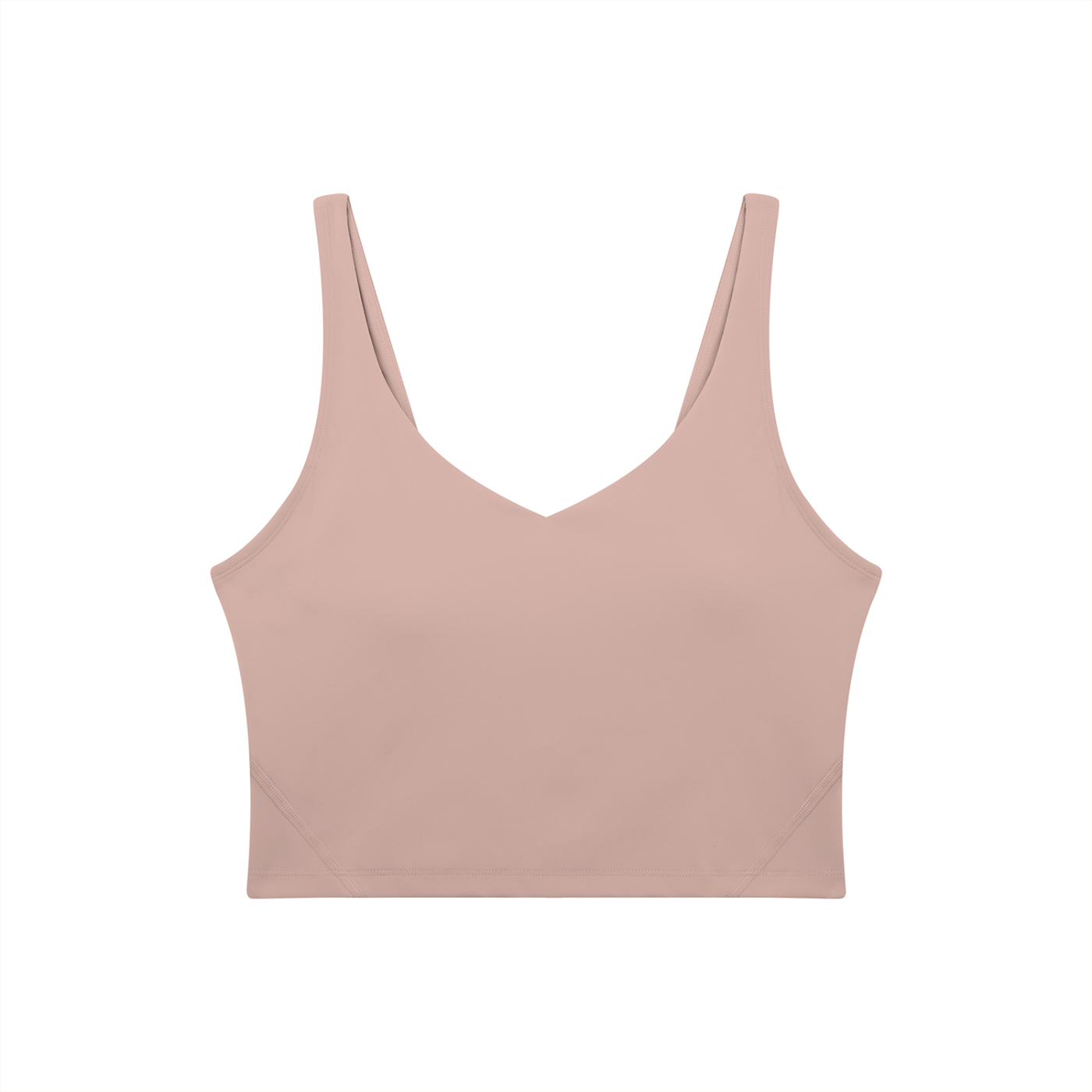 Pink tank top on a white background