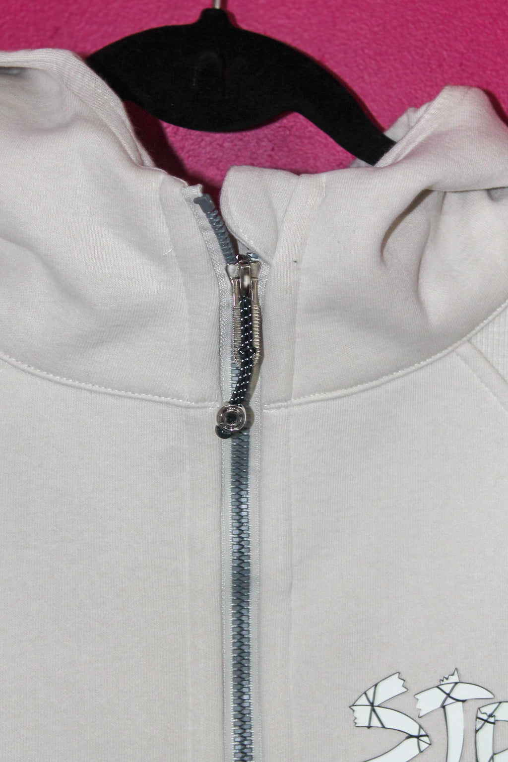 Cropped STP Crew Zip-Through Hoodie
