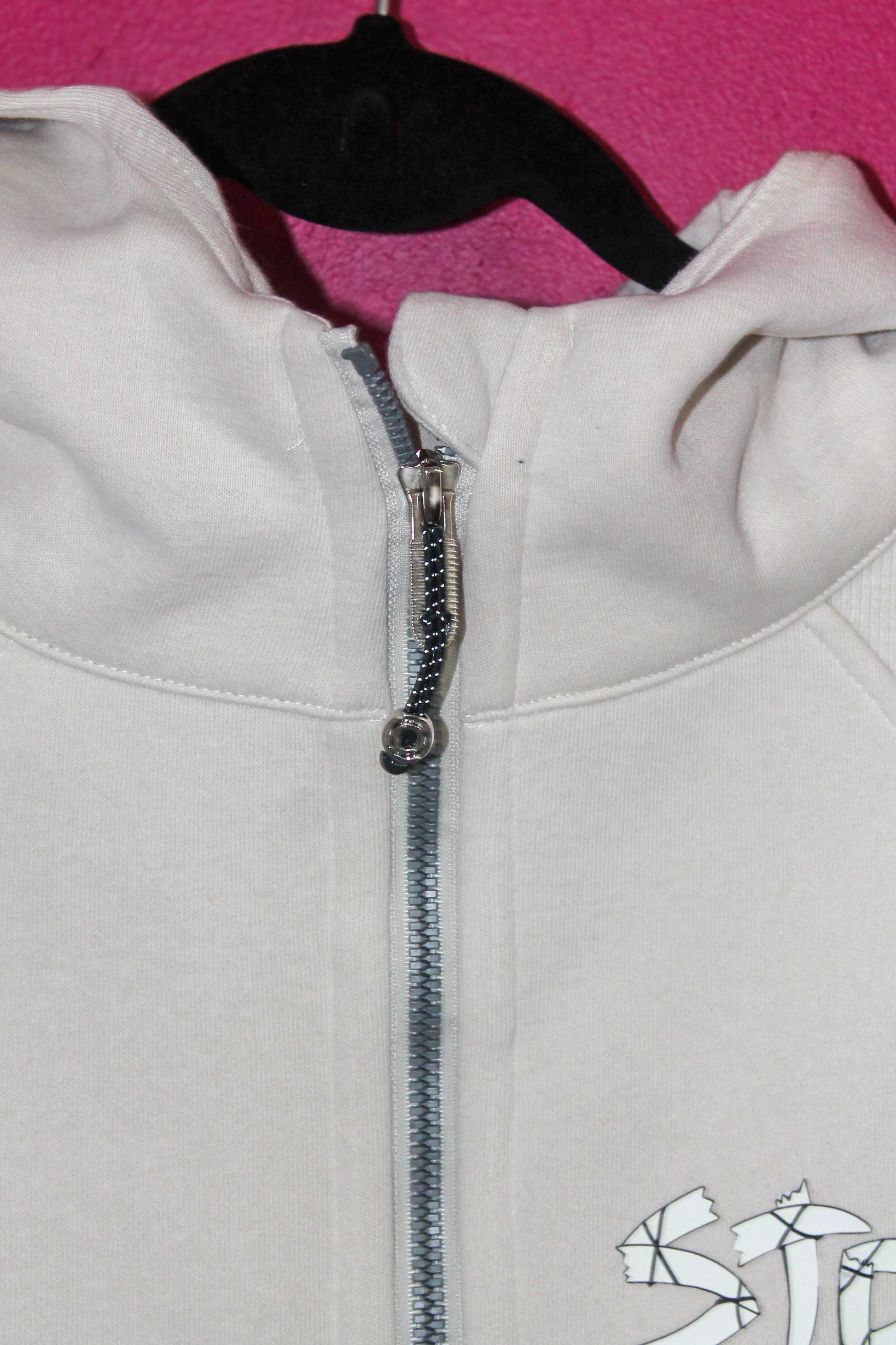 Cropped STP Crew Zip-Through Hoodie