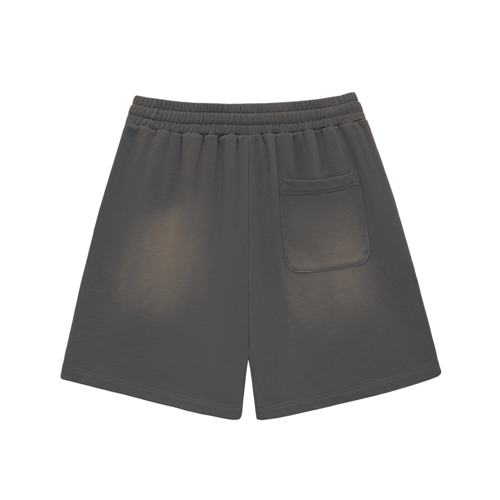 D-Hi Sun Fade Raw Edge Cotton Shorts