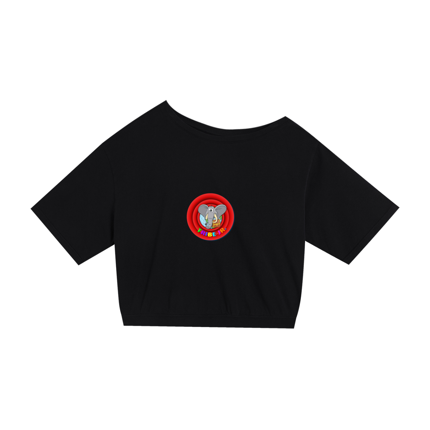 Oversized Asymmetric Saturday Off Shoulder T-Shirt