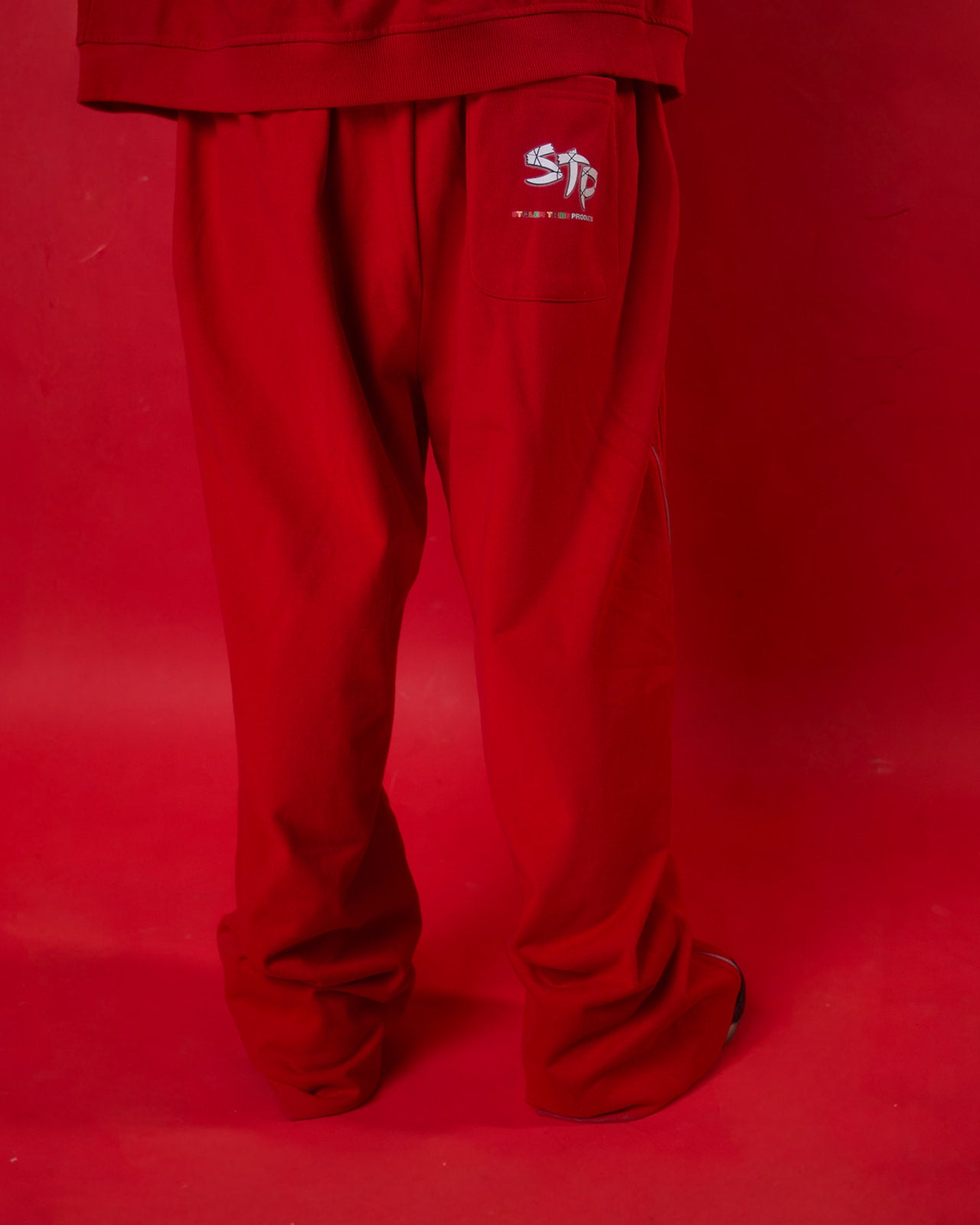 Low End B Reflection Striped Straight-Leg Sweatpants