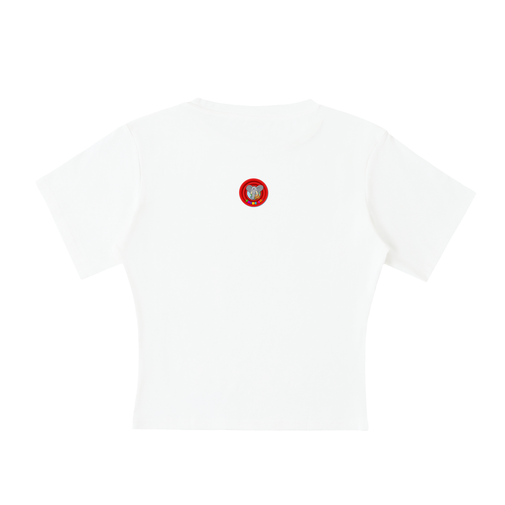 Cocoon Shape Ananse Stolen Ivory Short Sleeve Top