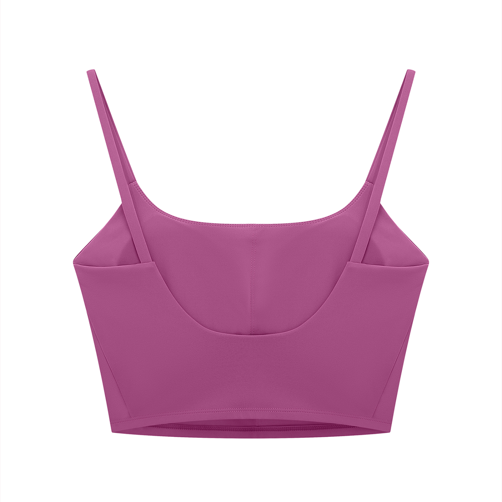 Women's Goals Solid Color Sports Bra