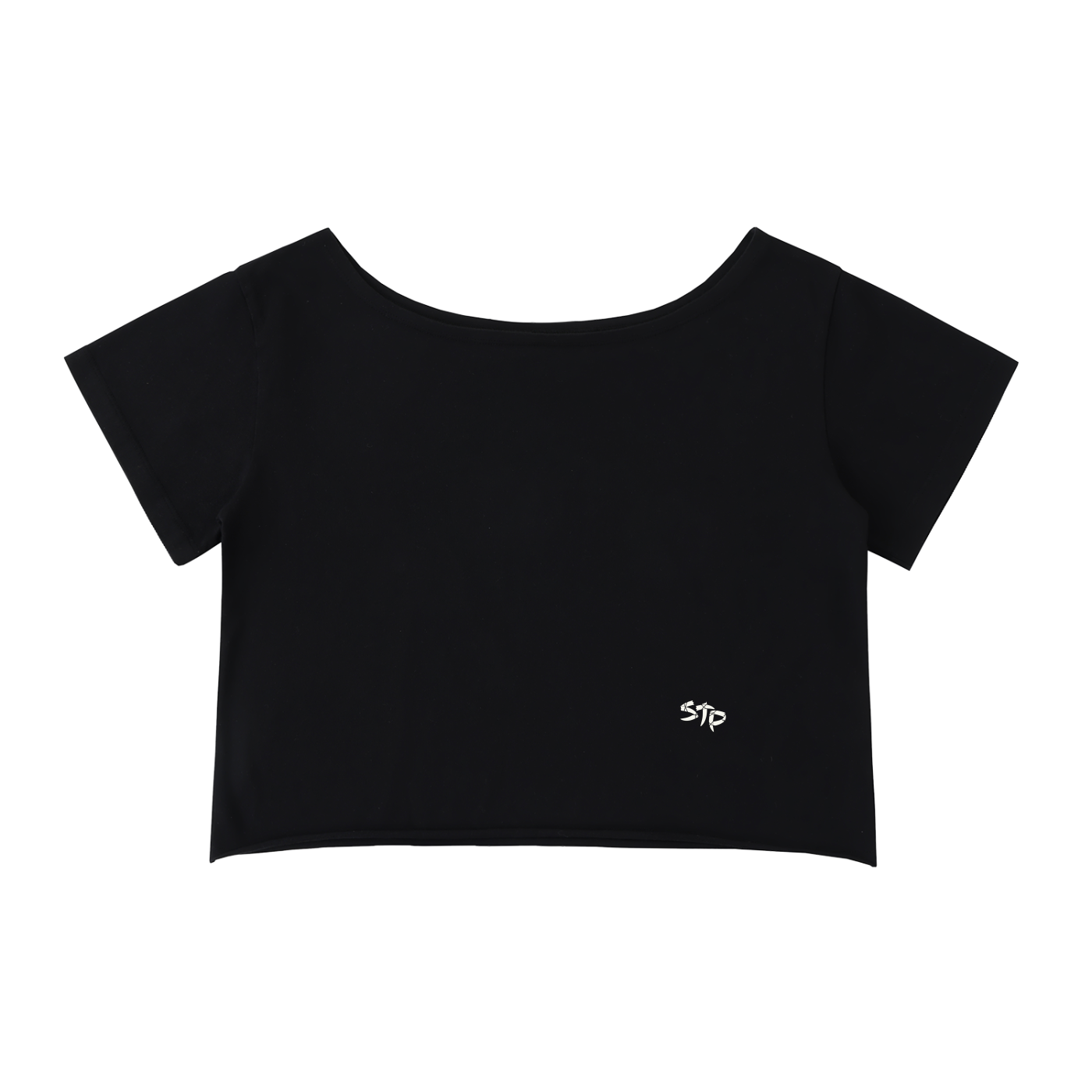 Off-Shoulder Cotton Confessions T-Shirt