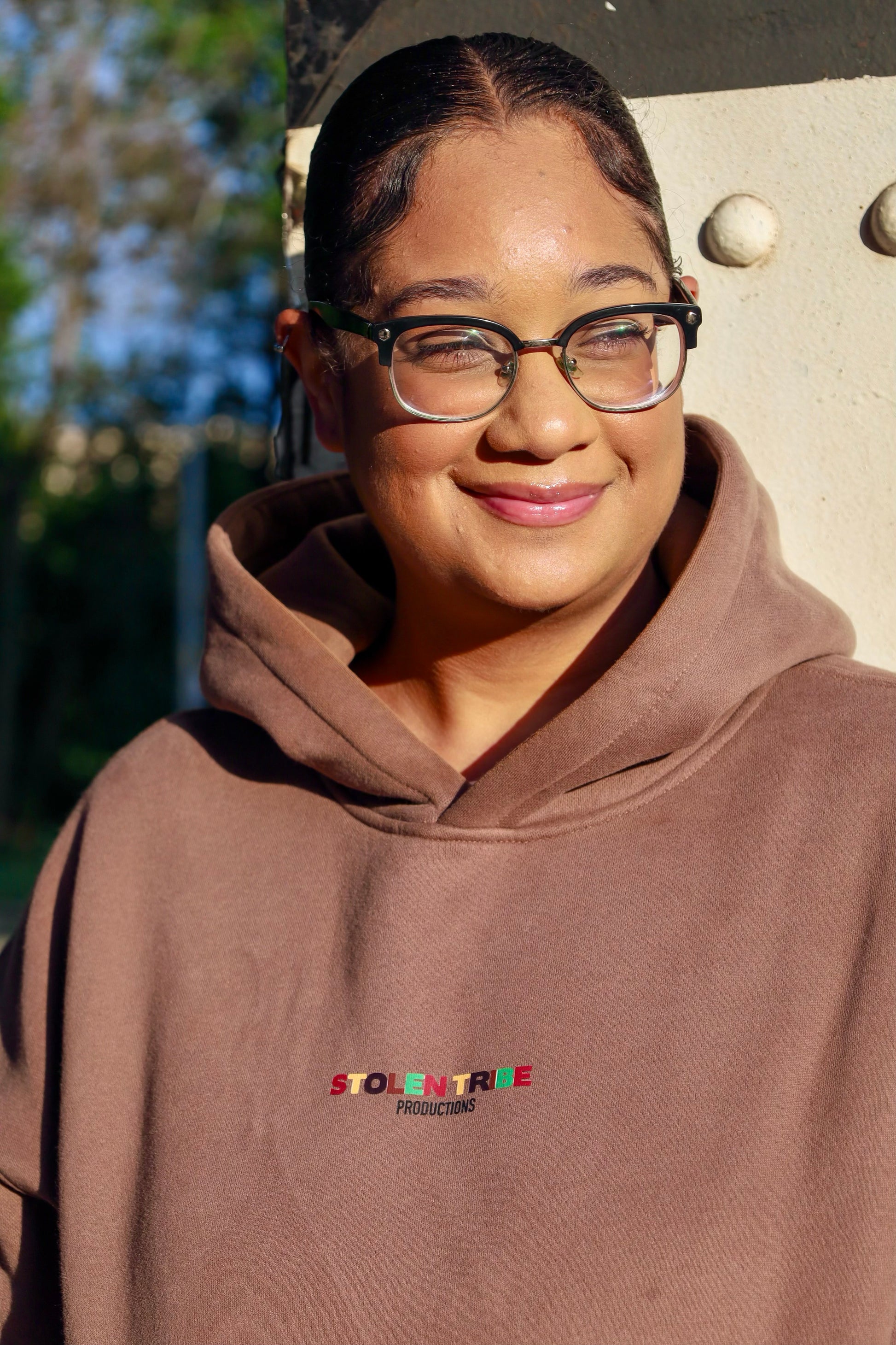 Oversize Ivory Fleece Hoodie