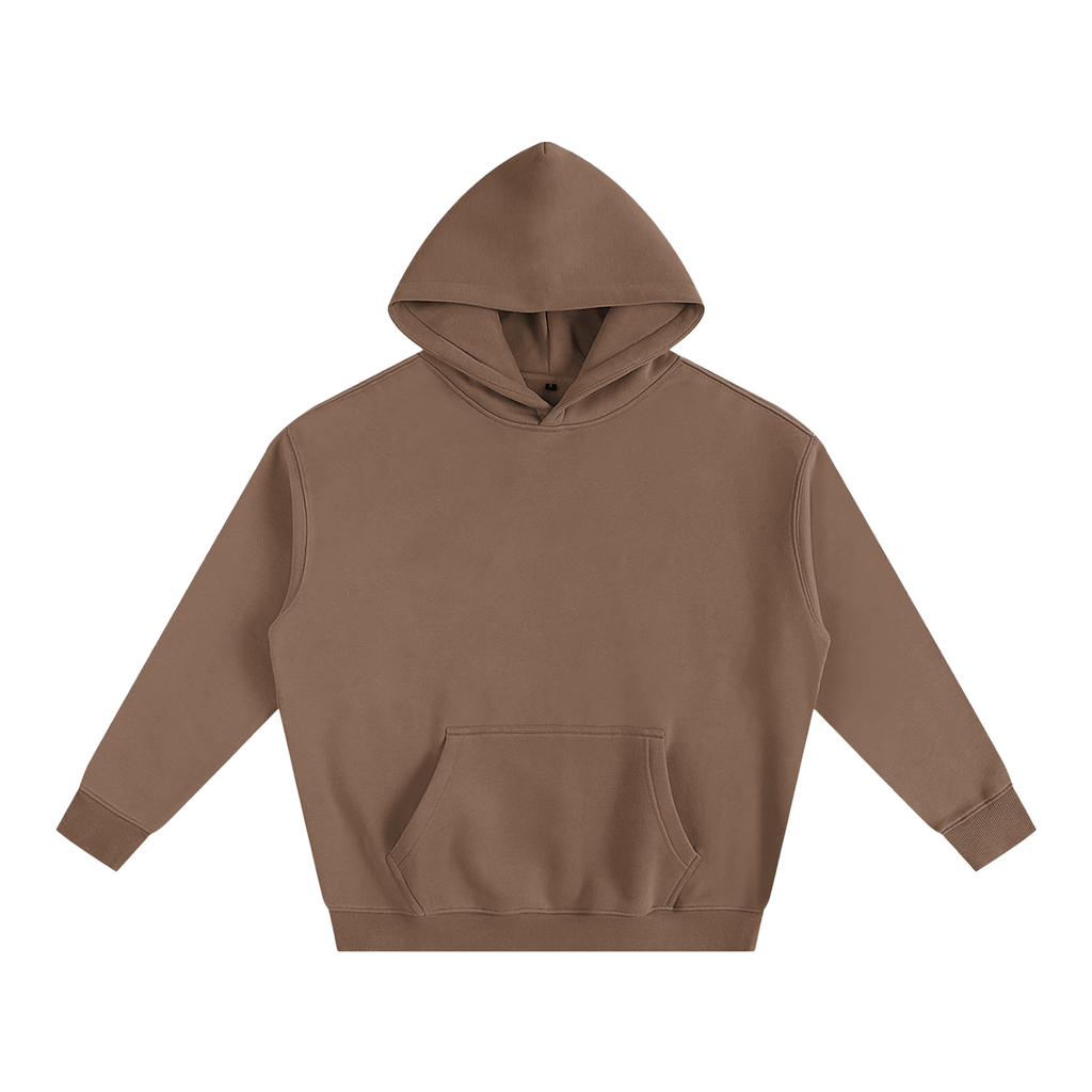 Oversize Cocoa Fleeced Hoodie