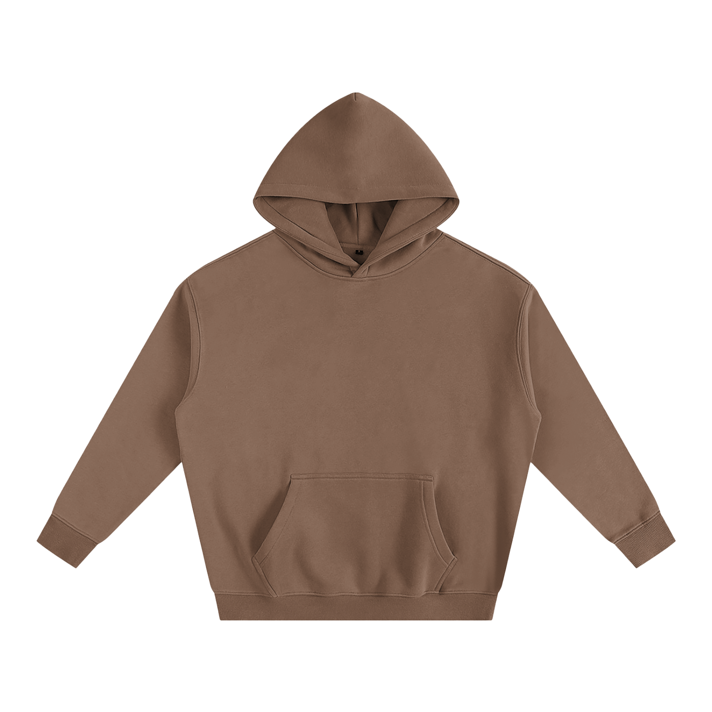 Oversize Cocoa Fleeced Hoodie