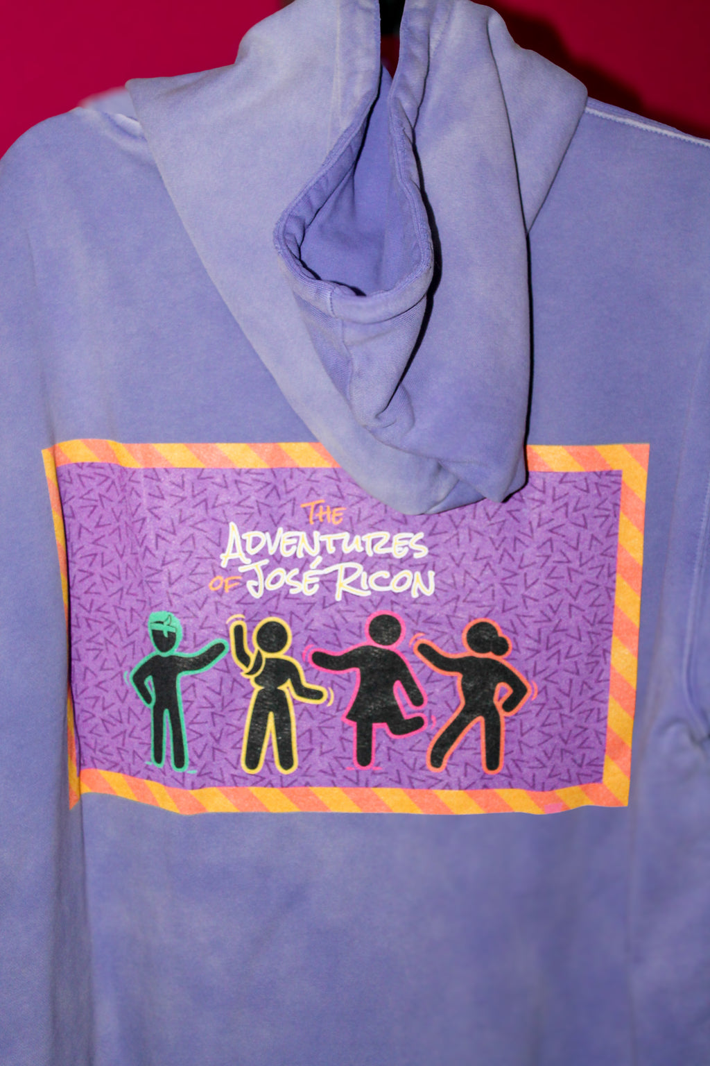 Distressed José Ricon Pure Cotton Hand-Frayed Monkey Washed Hoodie