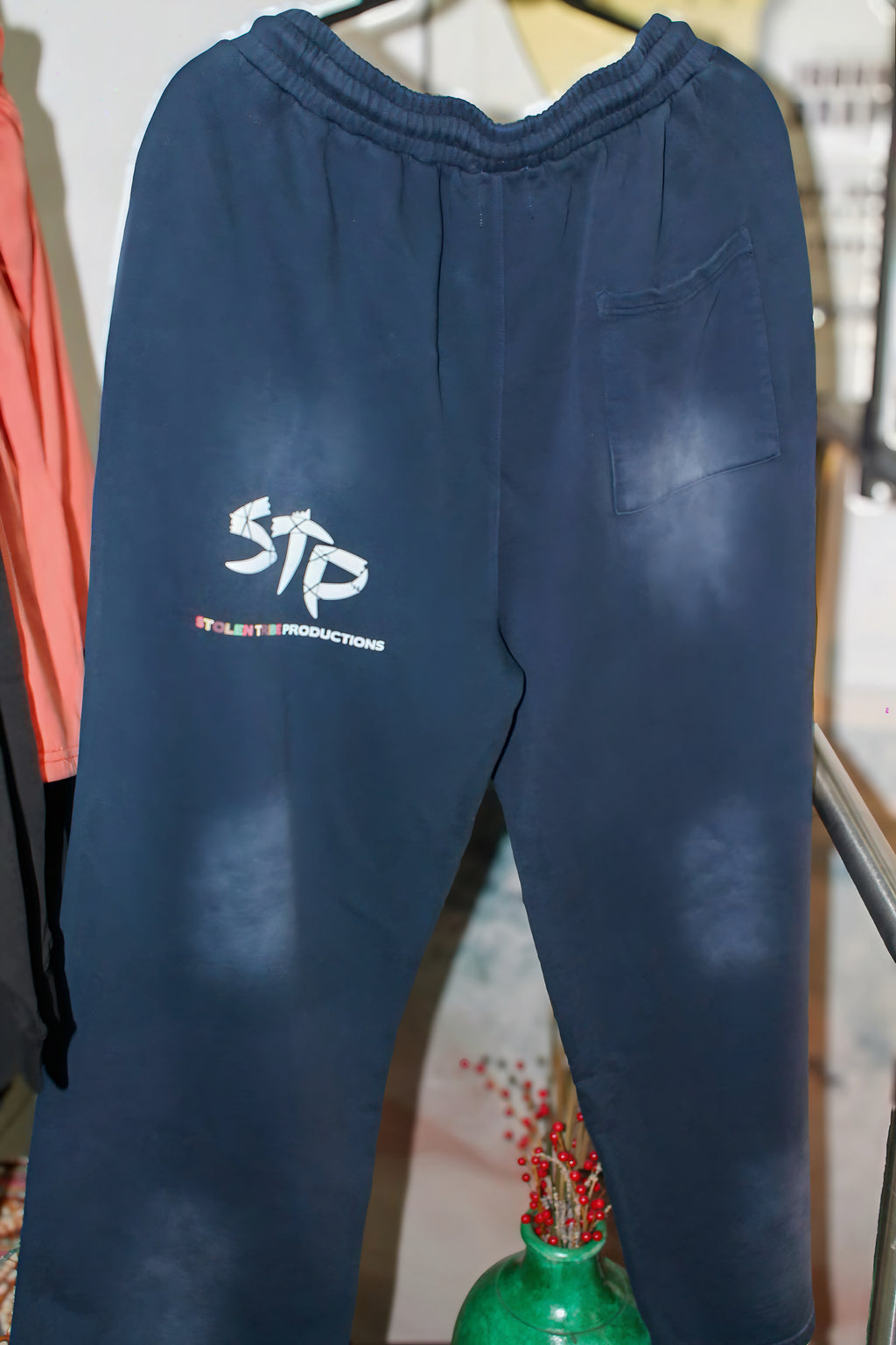 Effortless Athleisure Pure Cotton Handcrafted Monkey Wash Loose fit Sweatpants