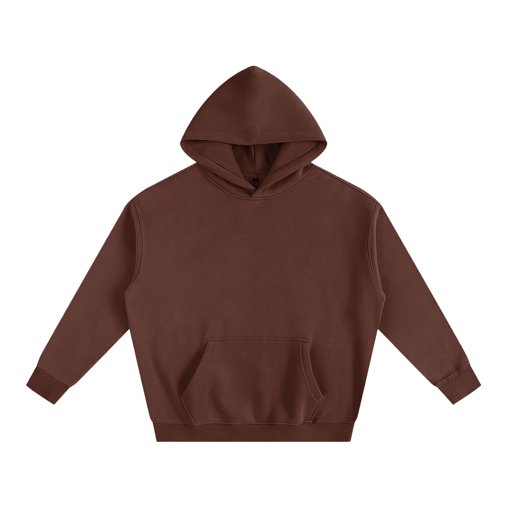 Oversize Cocoa Fleeced Hoodie